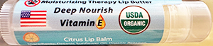 organic lip balm